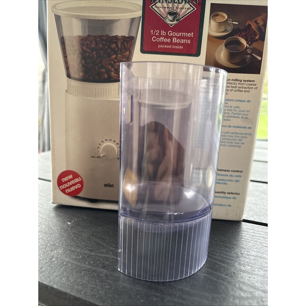 Braun Electric Coffee Espresso Mill Grinder 3045 KMM 30 Grounds Container Only